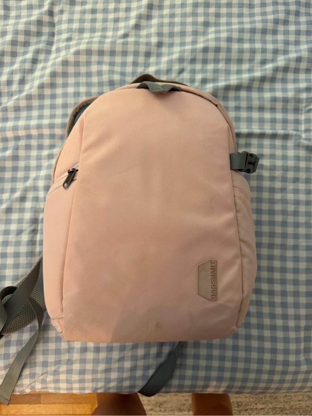 Bagsmart Pink Backpack - Slim Camera Daypack